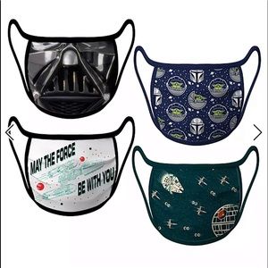 Disney Star Wars Cloth Face Masks Set of 3